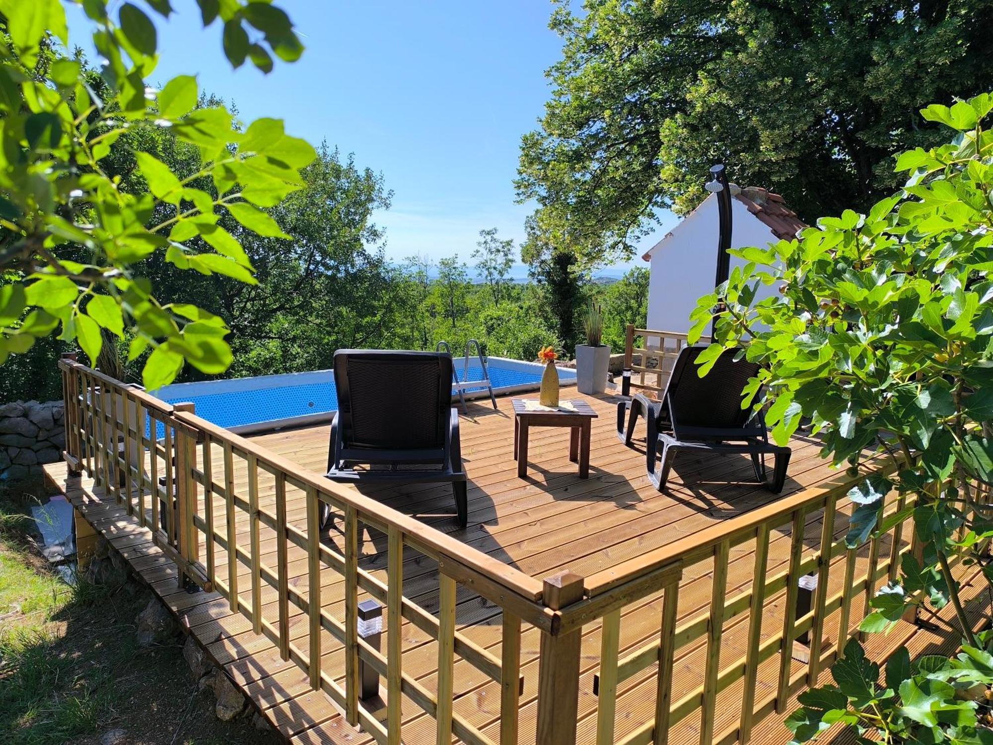 Holiday Home Lucija "" Private House With Pool "" Jablanac Exterior photo