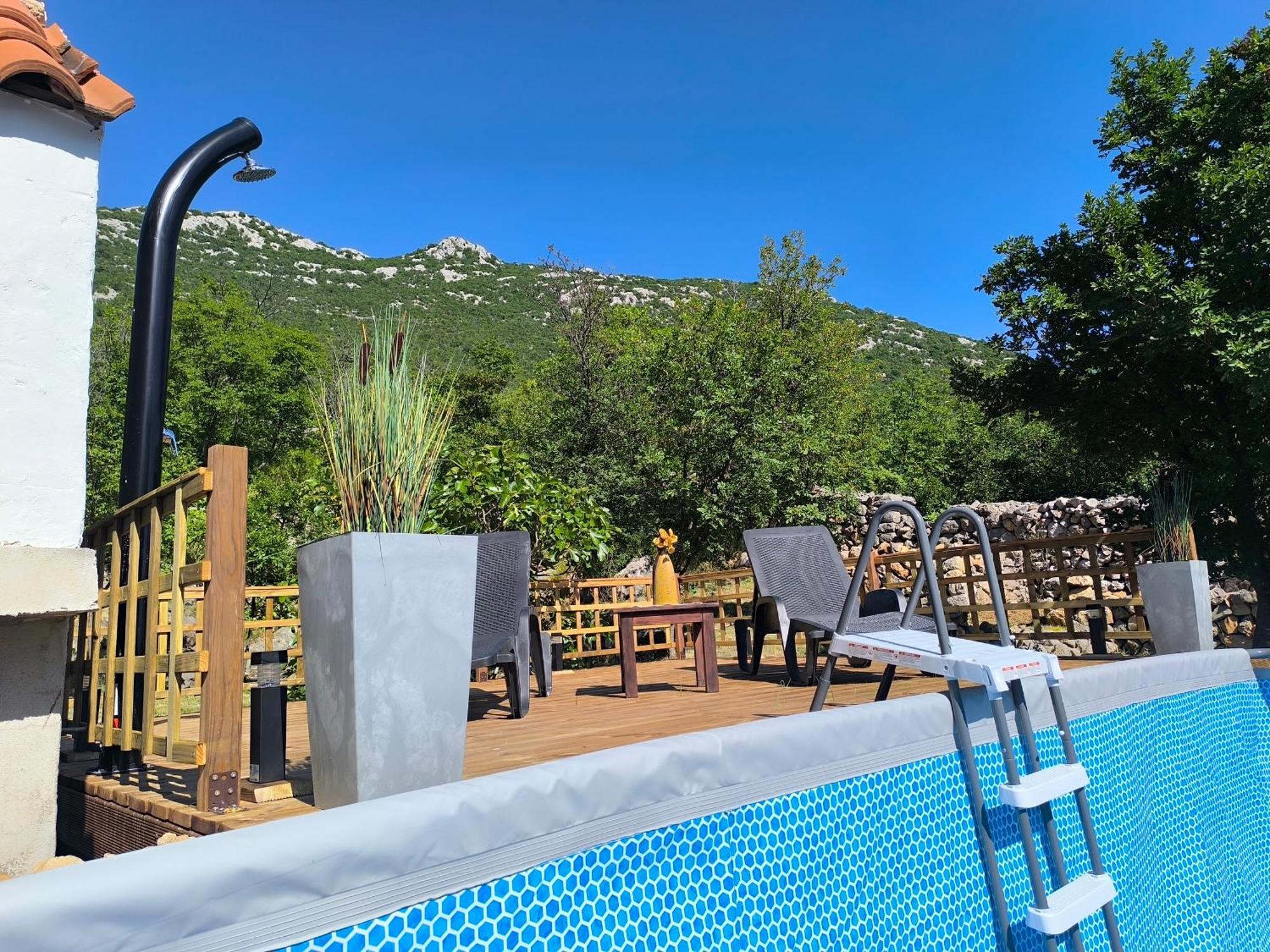 Holiday Home Lucija "" Private House With Pool "" Jablanac Exterior photo