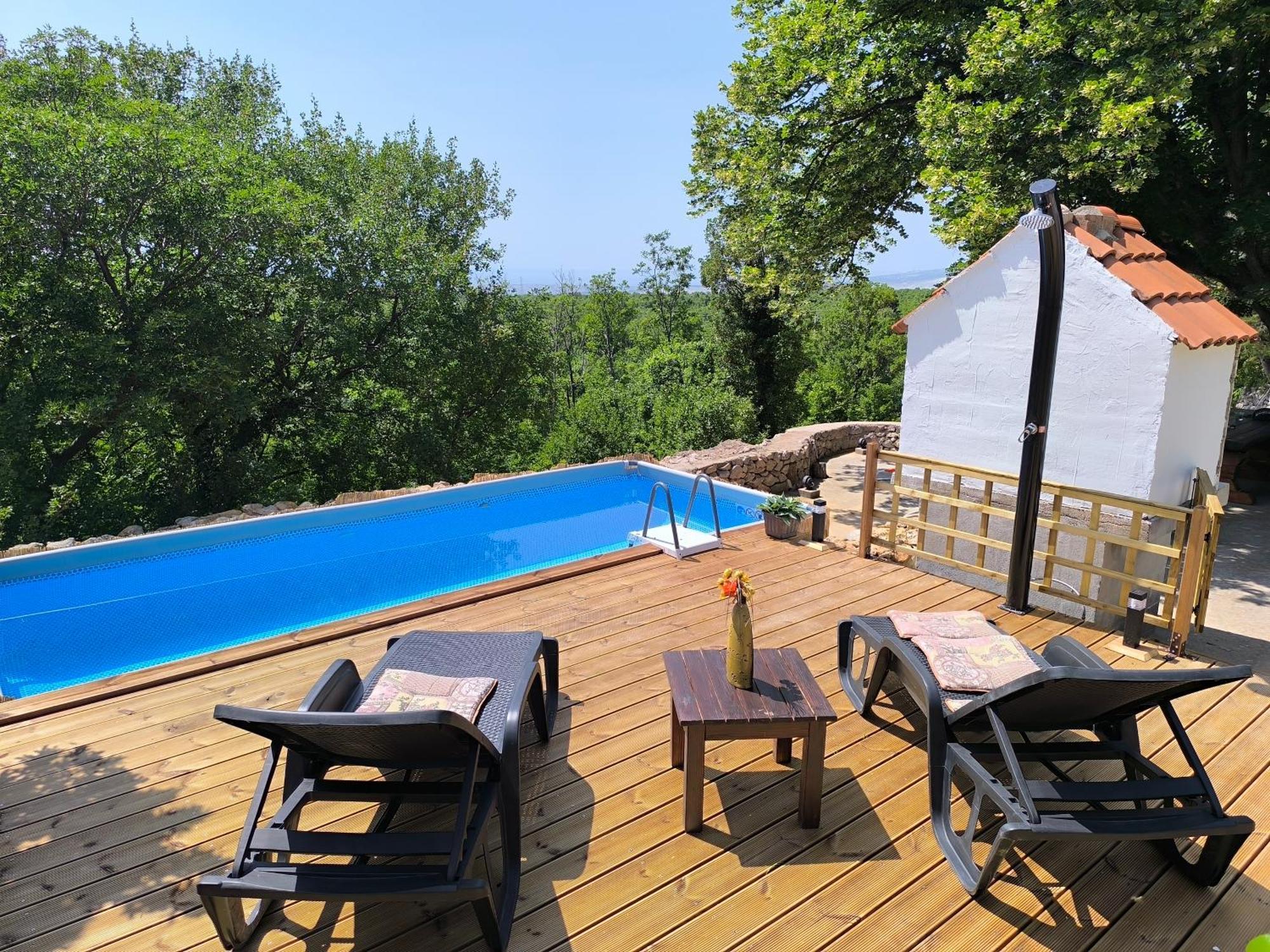 Holiday Home Lucija "" Private House With Pool "" Jablanac Exterior photo
